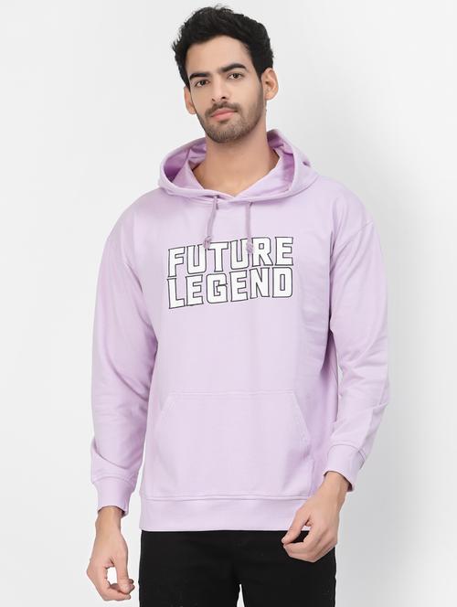 lavender cotton printed sweatshirt - 20851209 - Very Small Image - 1