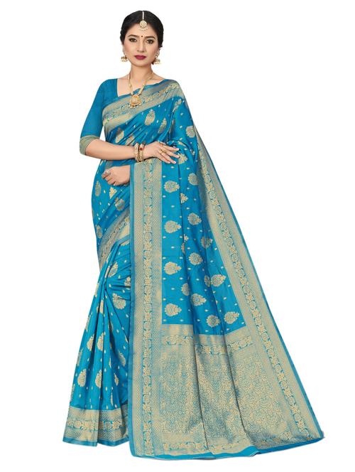 women self design banarasi saree - 20851276 - Very Small Image - 1