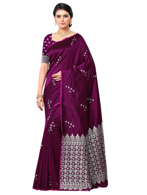 women zari work kanjivaram saree with blouse - 20851538 - Very Small Image - 1