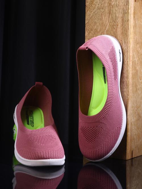 purple mesh slip on casual shoes - 20852334 - Very Small Image - 1