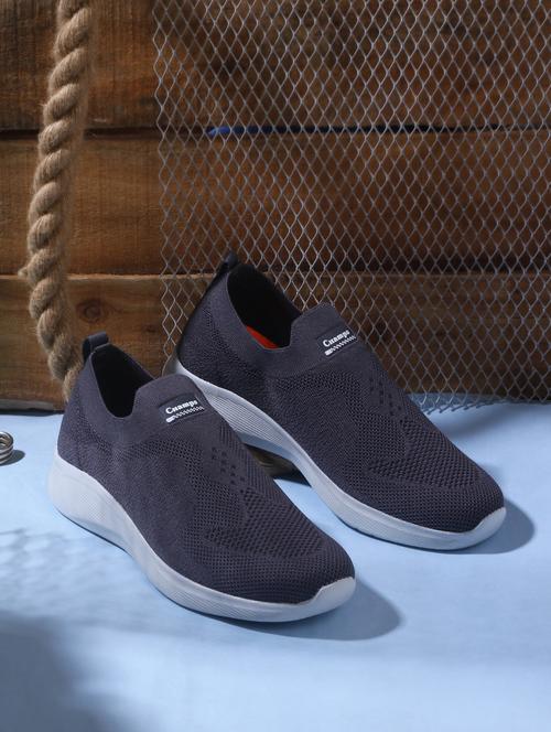solid grey slip on shoes - 20852369 - Very Small Image - 1