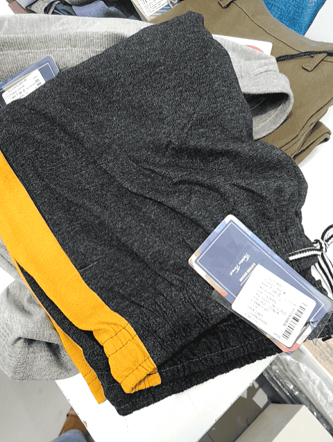 dark grey poly cotton single jersey short - 20852539 - Very Small Image - 1