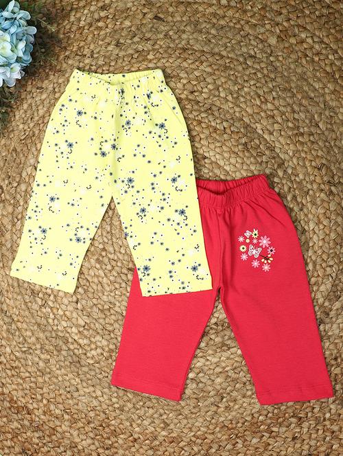 kids pack of 2 printed mid rise pyjama - 20852591 - Very Small Image - 1