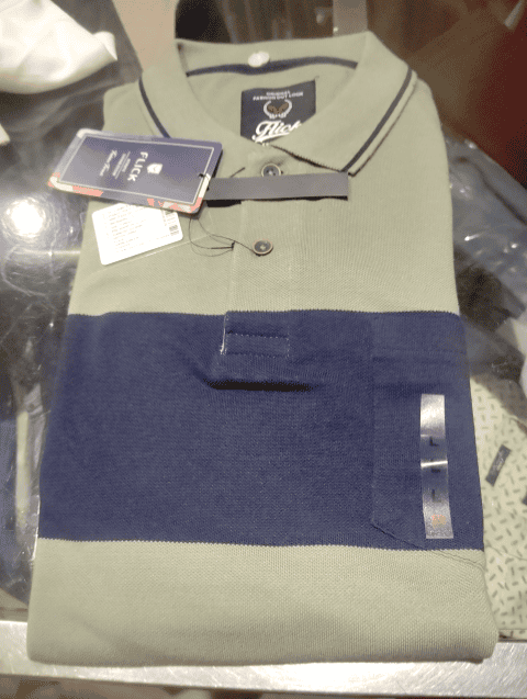 dark green poly cotton pique tshirt - 20852644 - Very Small Image - 1