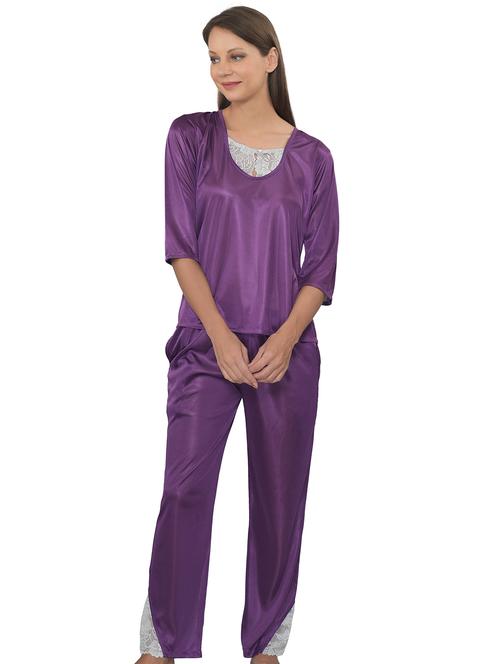 women lace detailed nightwear pyjama set - 20852874 - Very Small Image - 1