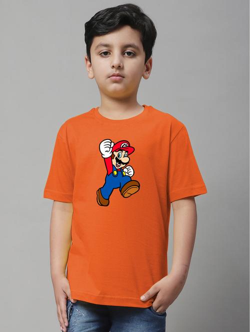 orange cotton tshirt - 20853806 - Very Small Image - 1