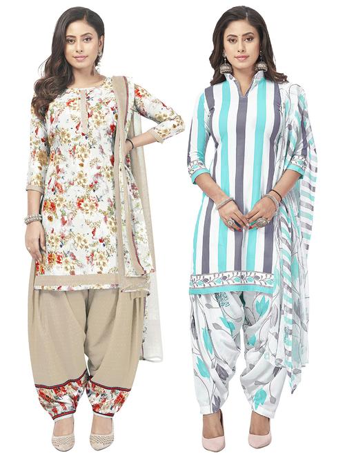 pack of 2 unstitched suit set - 20854907 - Very Small Image - 1