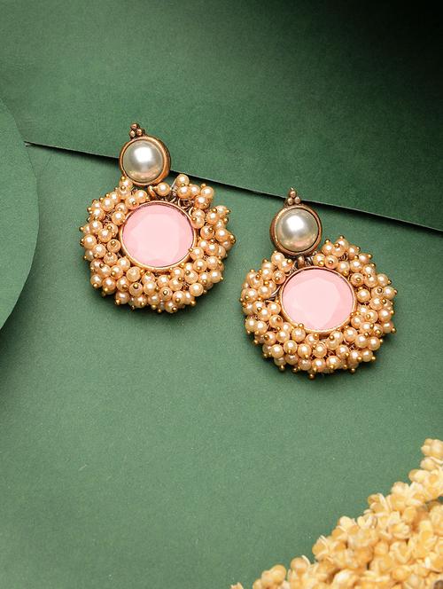 women gold plated drop earrings - 20855509 - Very Small Image - 1
