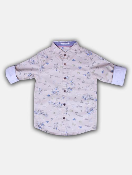 yellow cotton blend shirt - 20858918 - Very Small Image - 1