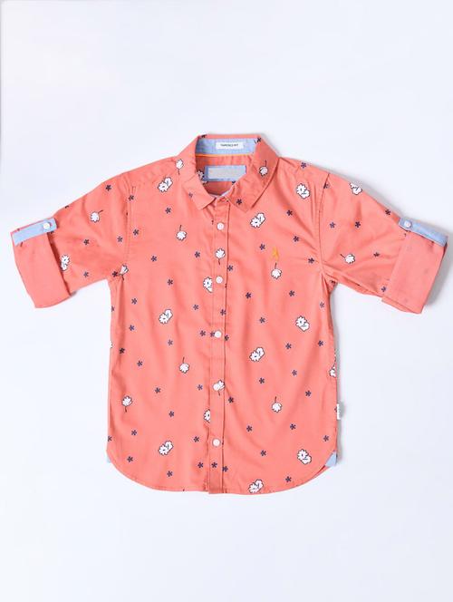 orange cotton shirt - 20858939 - Very Small Image - 1