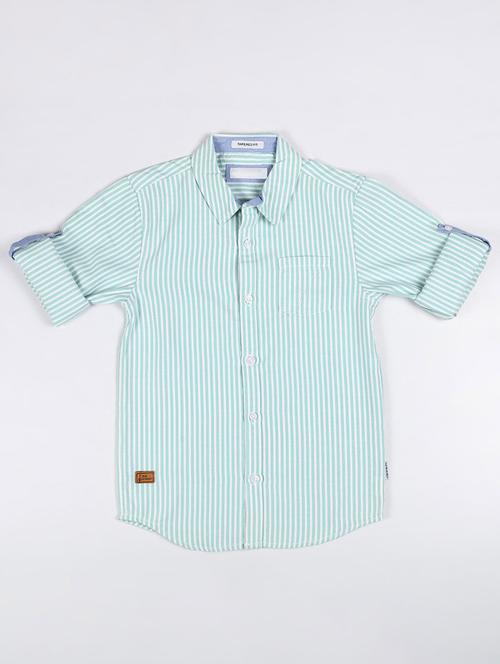 light blue cotton shirt - 20858959 - Very Small Image - 1