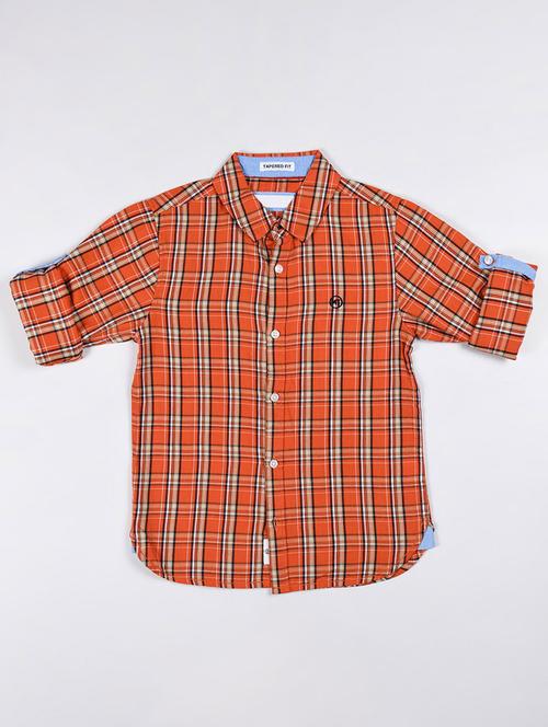 orange cotton shirt - 20858992 - Very Small Image - 1