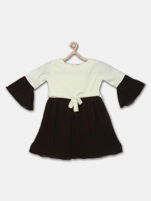 girls color block frock - 20859151 - Very Small Image - 1