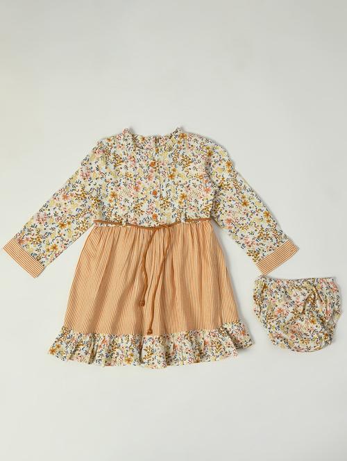 multi coloured printed detailed frock - 20859164 - Very Small Image - 1