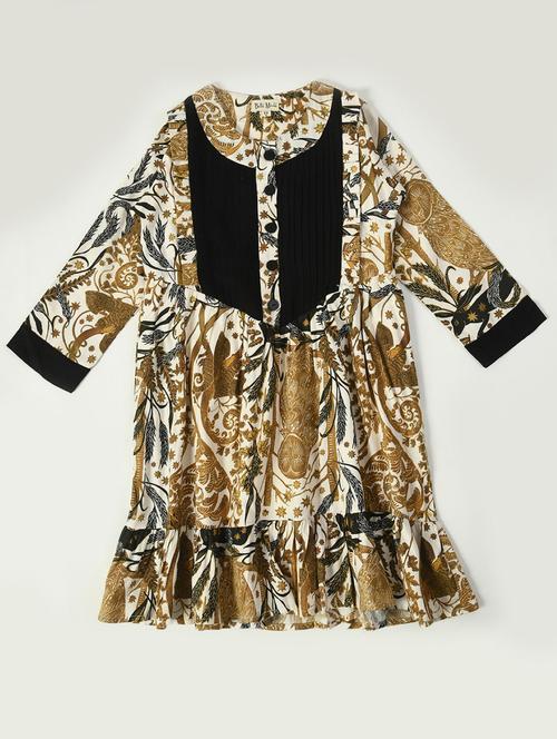 girls printed cotton frock - 20859213 - Very Small Image - 1