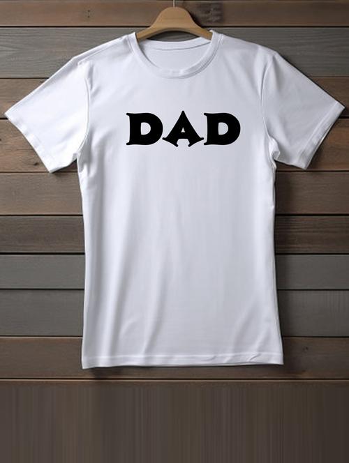 unisex white typographic printed t-shirt - 20863107 - Very Small Image - 1