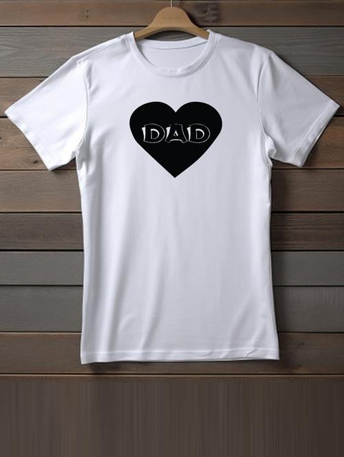 unisex white typographic printed t-shirt - 20863109 - Very Small Image - 1