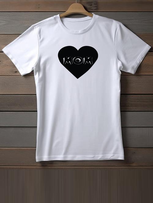 unisex white typographic printed t-shirt - 20863123 - Very Small Image - 1