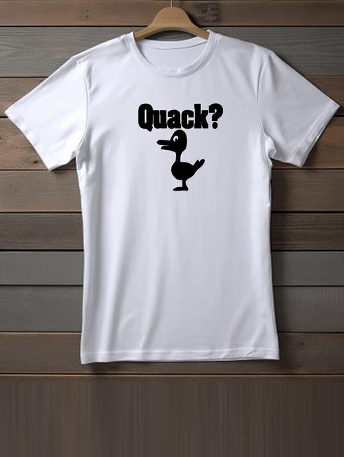 unisex white typographic printed t-shirt - 20863126 - Very Small Image - 1