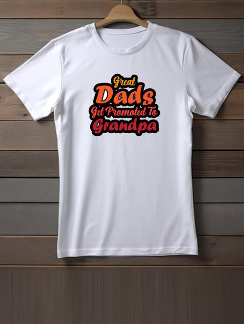 unisex white typographic printed t-shirt - 20863142 - Very Small Image - 1