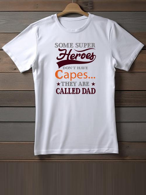 unisex white typographic printed t-shirt - 20863144 - Very Small Image - 1