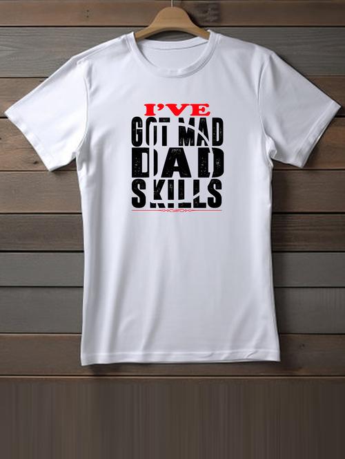 unisex white typographic printed t-shirt - 20863155 - Very Small Image - 1
