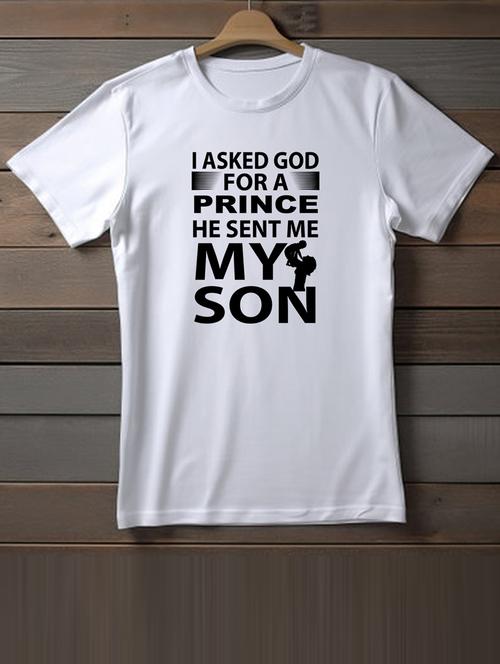 unisex white typographic printed t-shirt - 20863159 - Very Small Image - 1