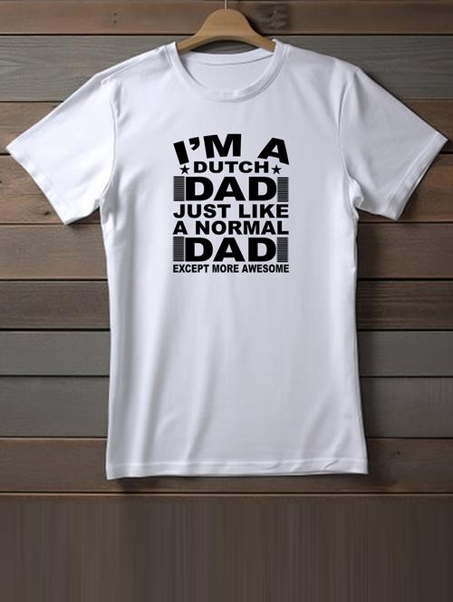 unisex white typographic printed t-shirt - 20863162 - Very Small Image - 1