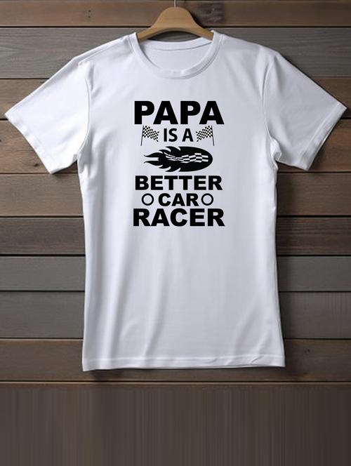 unisex white typographic printed t-shirt - 20863165 - Very Small Image - 1