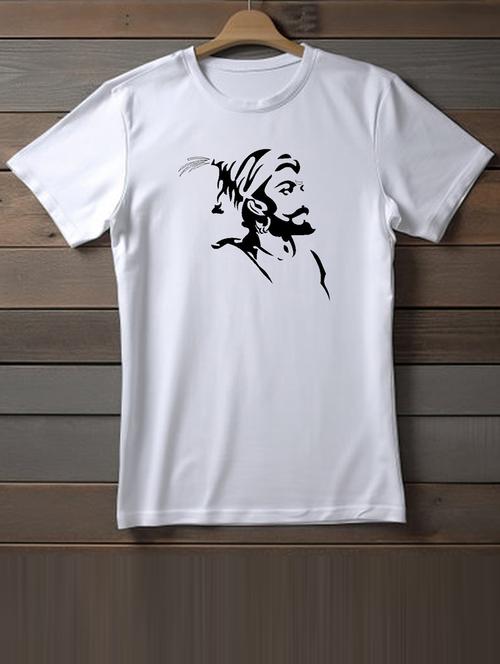 unisex white graphic printed t-shirt - 20863186 - Very Small Image - 1