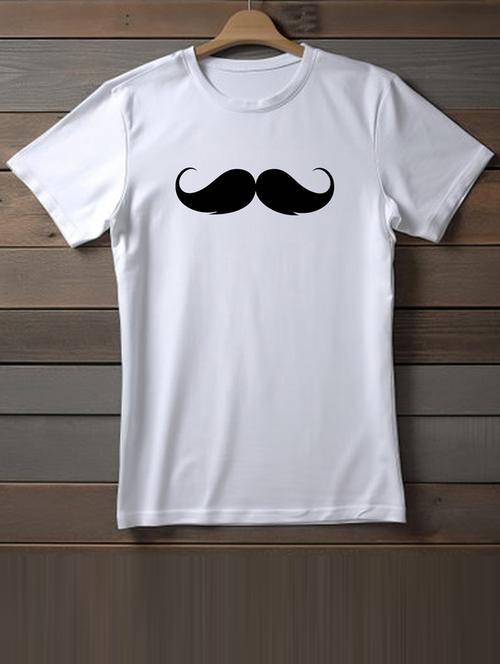 unisex white graphic printed t-shirt - 20863208 - Very Small Image - 1