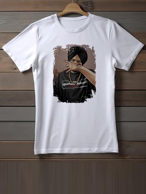 unisex white graphic printed t-shirt - 20863209 - Very Small Image - 1