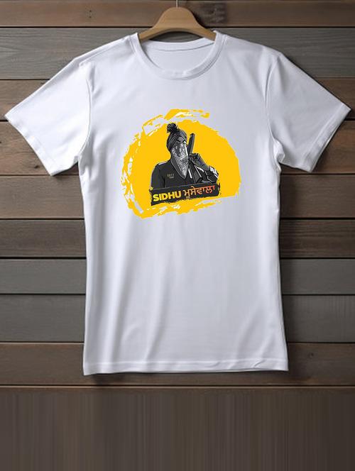 unisex white graphic printed t-shirt - 20863214 - Very Small Image - 1