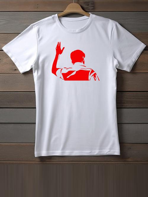 unisex white graphic printed t-shirt - 20863215 - Very Small Image - 1