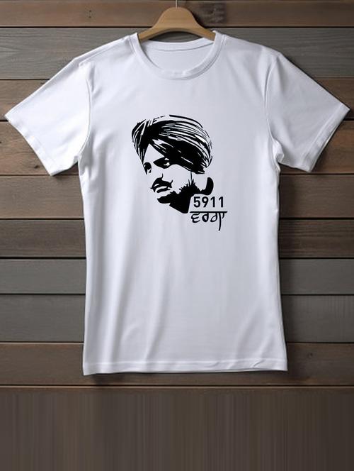 unisex white graphic printed t-shirt - 20863216 - Very Small Image - 1