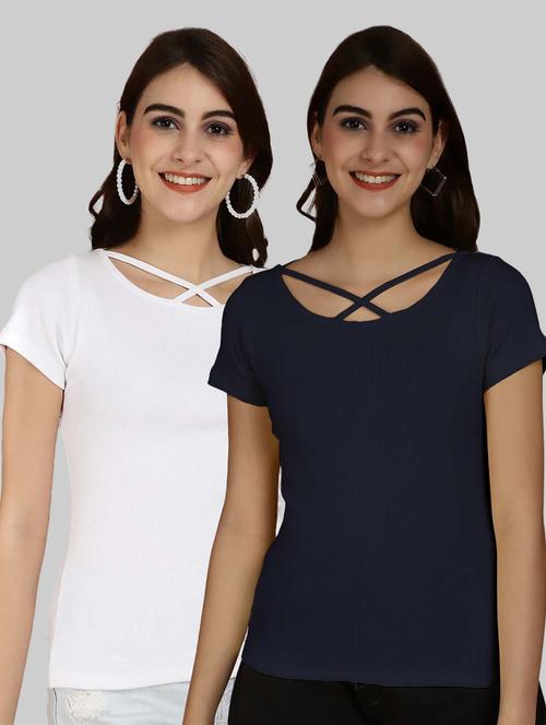 pack of 2 multi colored combo top - 20863355 - Very Small Image - 1