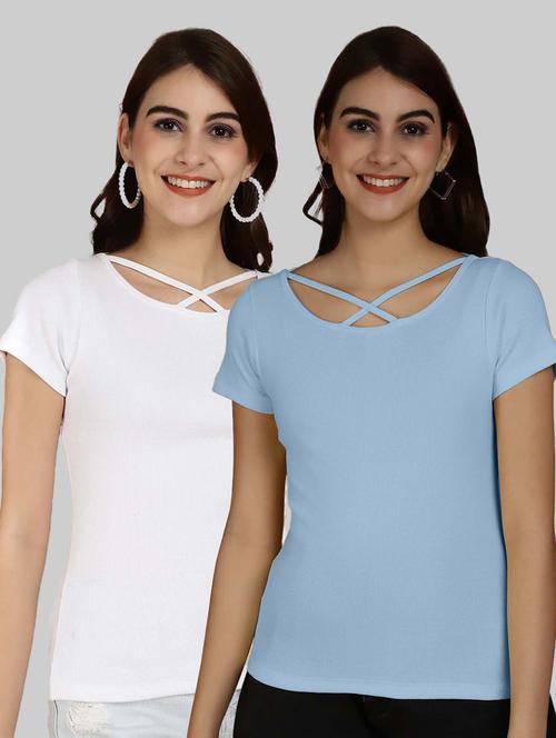 pack of 2 multi colored combo top - 20863357 - Very Small Image - 1