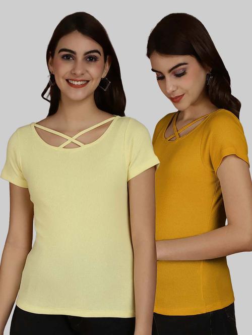 pack of 2 multi colored combo top - 20863369 - Very Small Image - 1