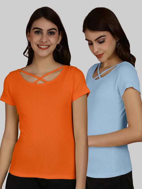 pack of 2 multi colored combo top - 20863378 - Very Small Image - 1
