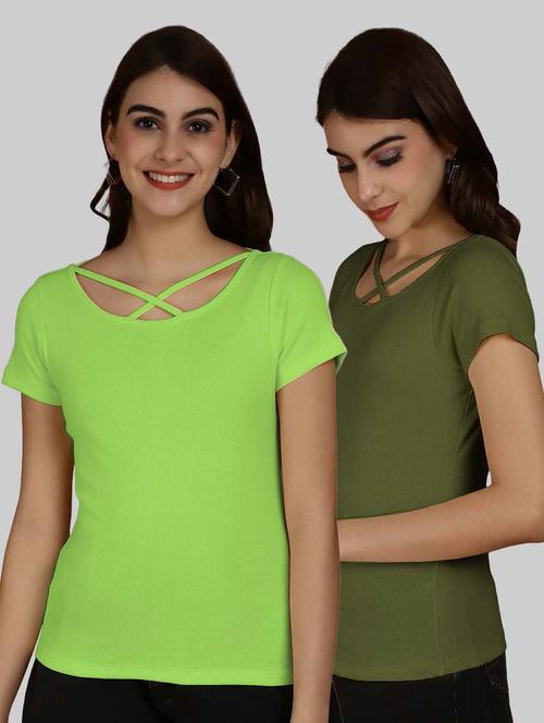 pack of 2 multi colored combo top - 20863391 - Very Small Image - 1