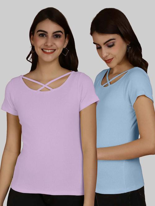 pack of 2 multi colored combo top - 20863402 - Very Small Image - 1