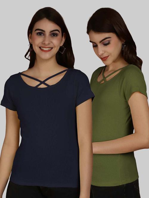 pack of 2 multi colored combo top - 20863412 - Very Small Image - 1