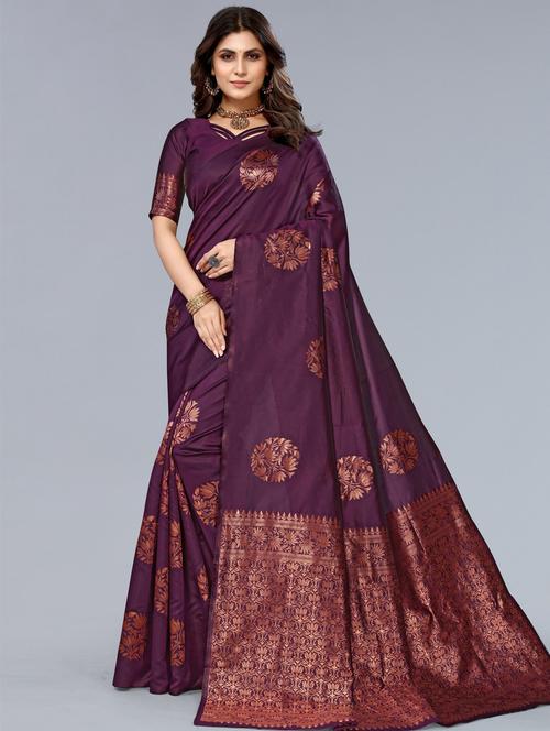 women self design banarasi saree - 20873327 - Very Small Image - 1