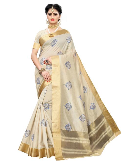 women printed saree - 20873623 - Very Small Image - 1