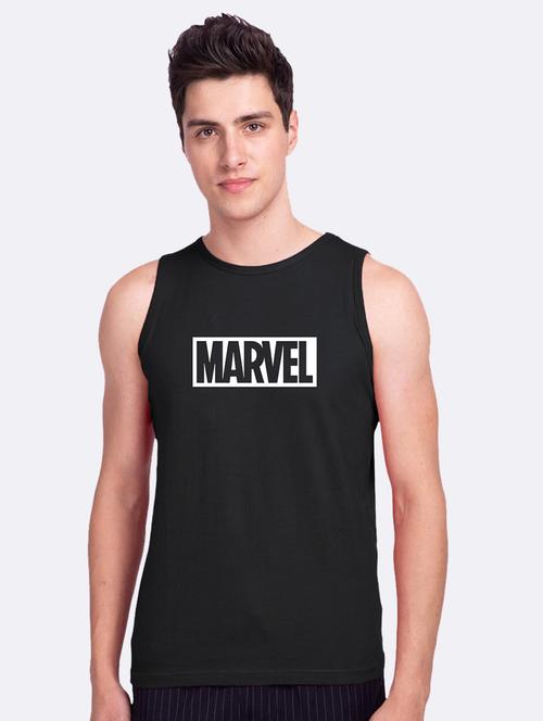 men chest print cotton vest - 20876587 - Very Small Image - 1