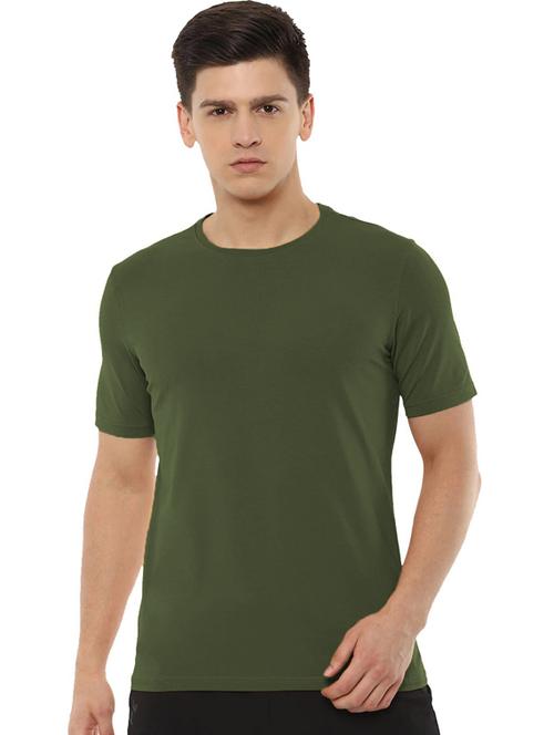 green cotton plain tshirt - 20877586 - Very Small Image - 1