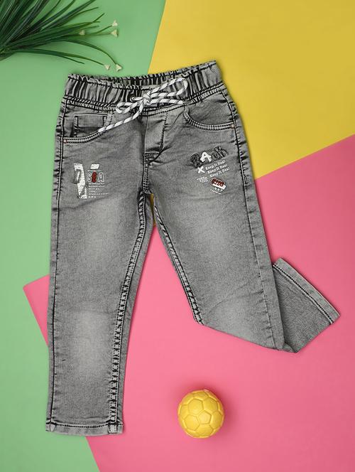 grey detailed denim jeans - 20879148 - Very Small Image - 1