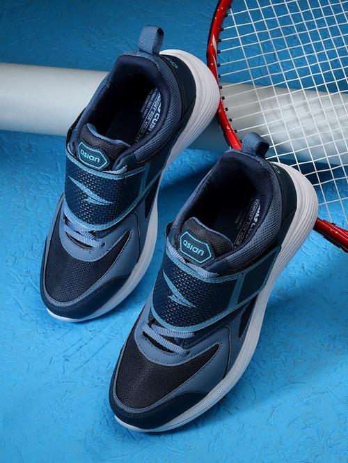 navy sport velcro sport shoes - 20884503 - Very Small Image - 1
