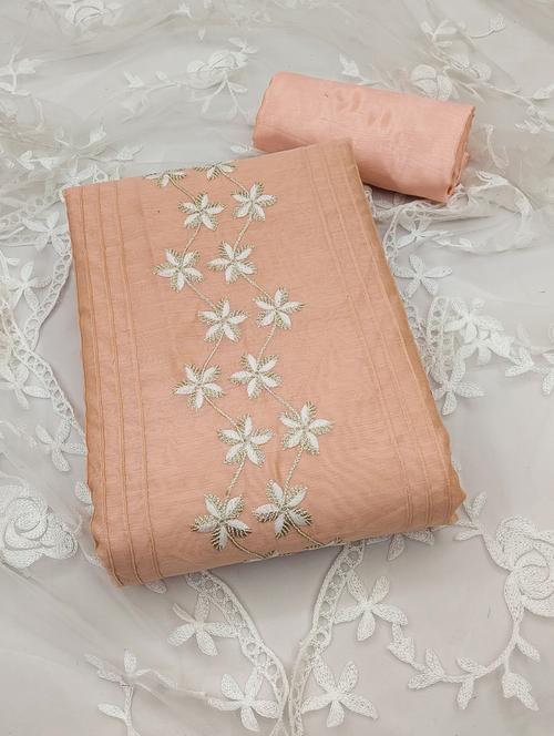 embroidered unstitched suit set - 20886091 - Very Small Image - 1