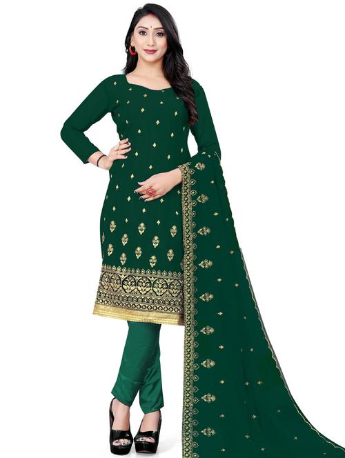 embroidered unstitched suit set - 20886106 - Very Small Image - 1